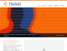 Tablet Screenshot of harfield.com